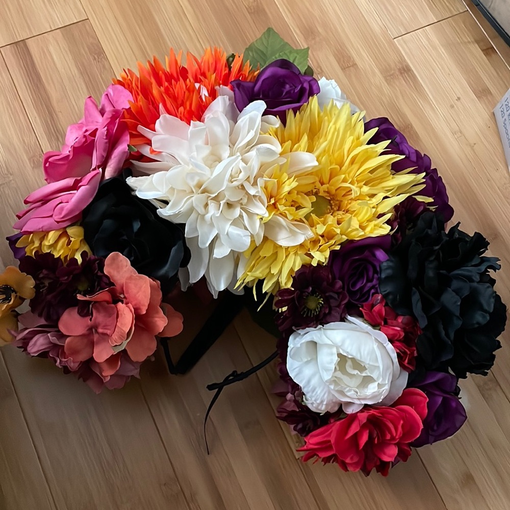 Dia de los muertos flower crown